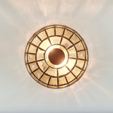 Mid-Century Glass Flush Mount from Limburg, Germany, 1960s