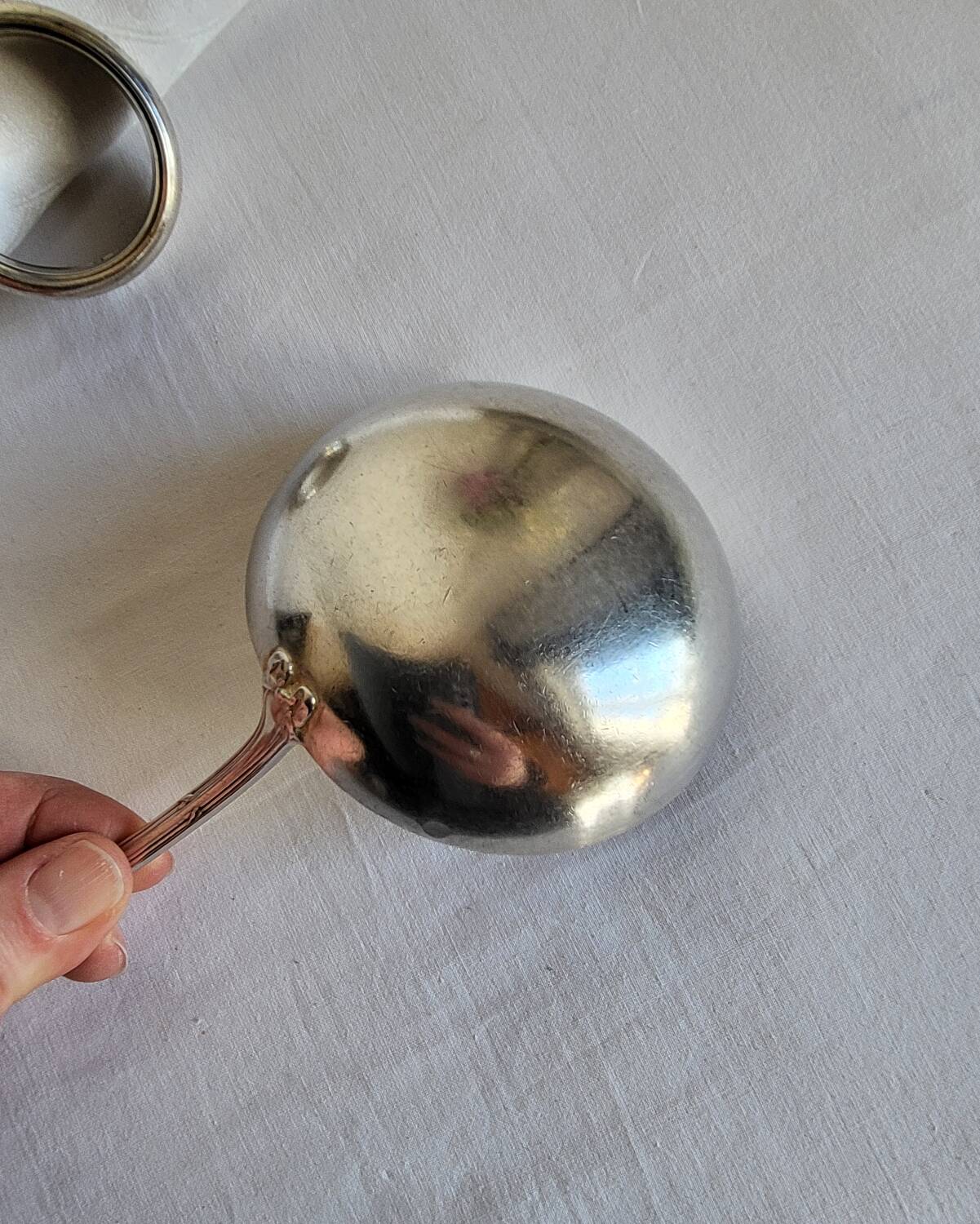 Silver Metal Sauce Ladle