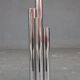 Mud tubes design nickel-plated metal 1980