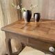 Antique console in solid cherry wood in Louis XV style.
