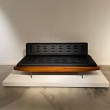 Black skai sofa