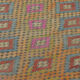 Vintage Turkish Oushak Kilim Rug 190x312 cm Handmade Wool