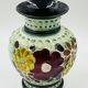 Vase from West Germany with floral design.