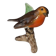 Antique porcelain figurine, robin bird / Rotkehlchen / Robin Goebel