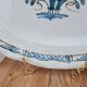 Large antique blue earthenware dish