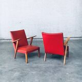Set of Dutch Lounge Chairs, 1950s
