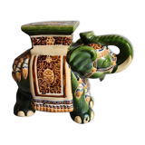 Elephant glazed earthenware