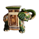 Elephant glazed earthenware