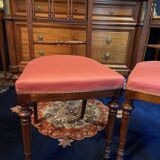 Paire de chaises en palissandre XIXe Napoléon III