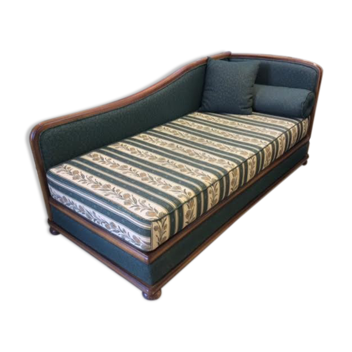 Wooden and fabric daybed