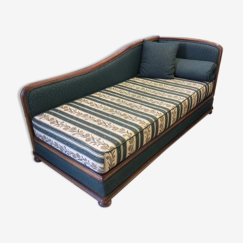 Wooden and fabric daybed