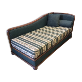 Wooden and fabric daybed
