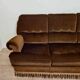 Toad bench in genoa velvet circa 1960