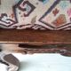 Neo-Renaissance banquette style with lion heads