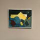 Swedish Oil on Canvas – “Abstract Composition” – Dated 1966 – Vintage