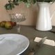 Set of 6 ivory ceramic knives