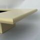 Jean claude mahey laque blanche creme 1970 vintage design coffee table
