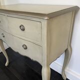 Commode-sauteuse vert eau