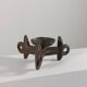 Unique vintage brutalist candlestick.