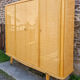Wardrobe wardrobe and vintage shelves 50s, mirrors
