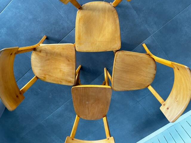 4 baumann chairs