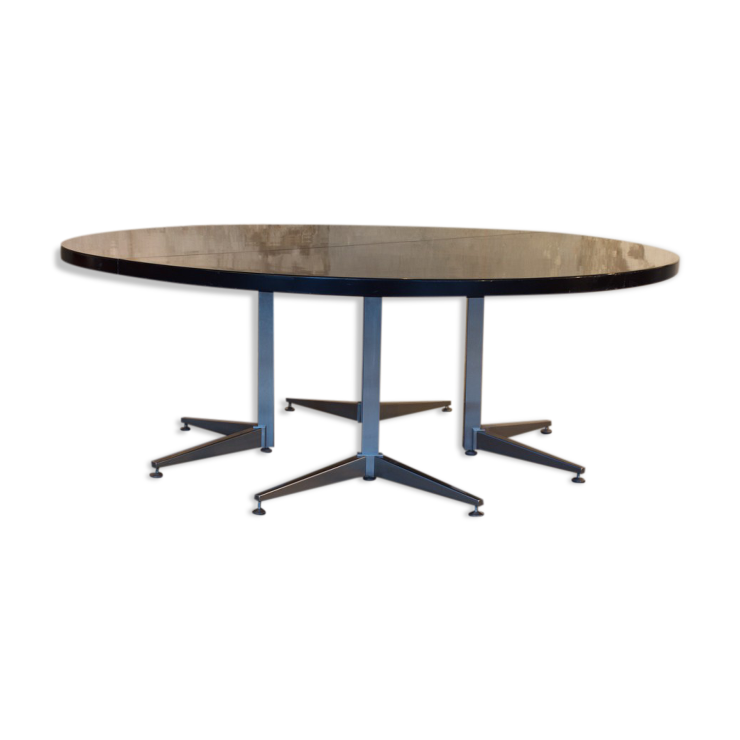 Large round conference table xxl design 1970'