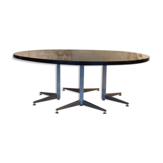 Table de conférence ronde xxl design 1970'