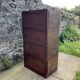 Meuble d'archives en bois, classeur 4 tiroirs 1950