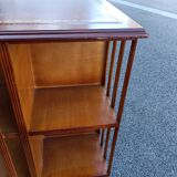 Old vintage English revolving bookcase