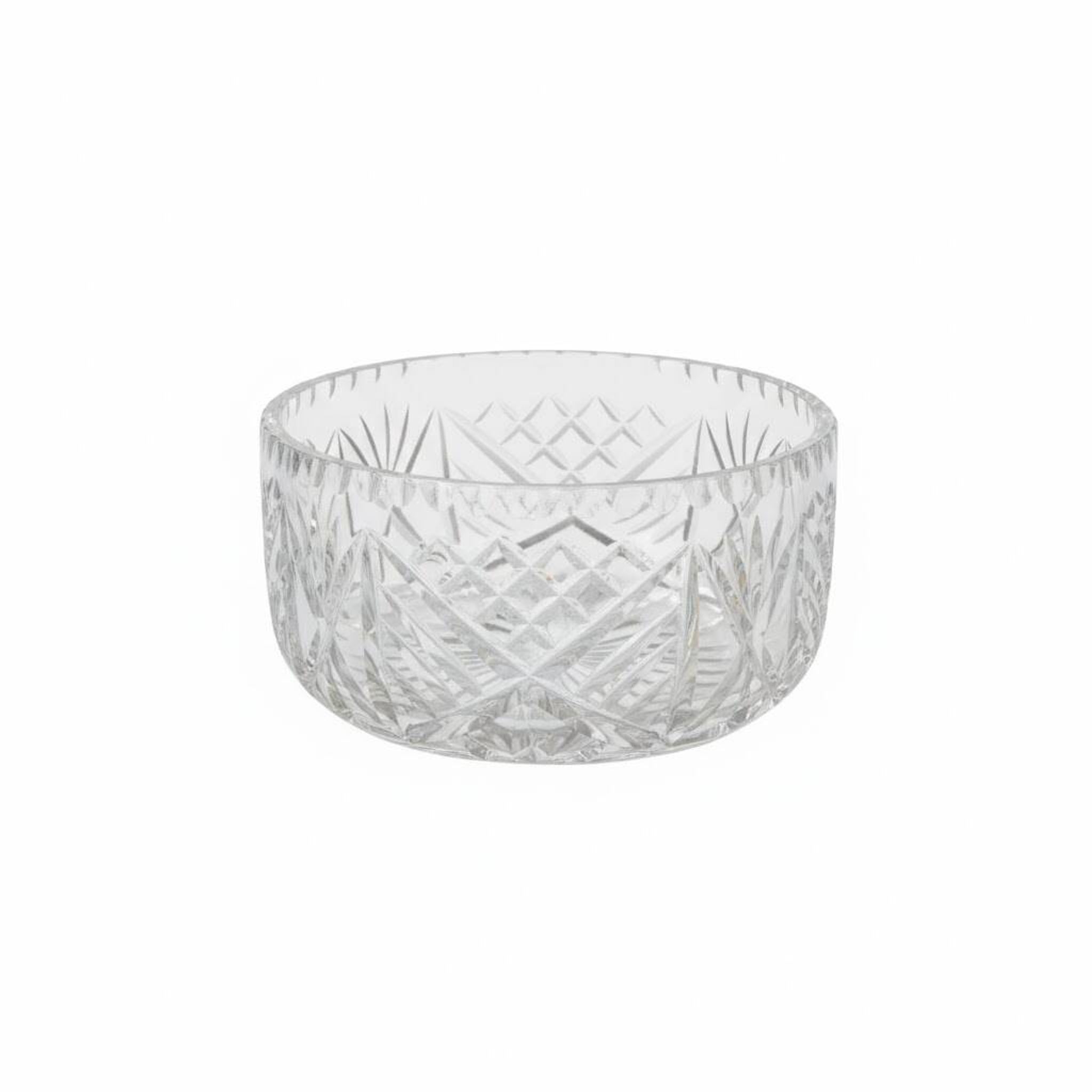 Large English crystal bowl