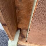 Painted wooden farmhouse table L120