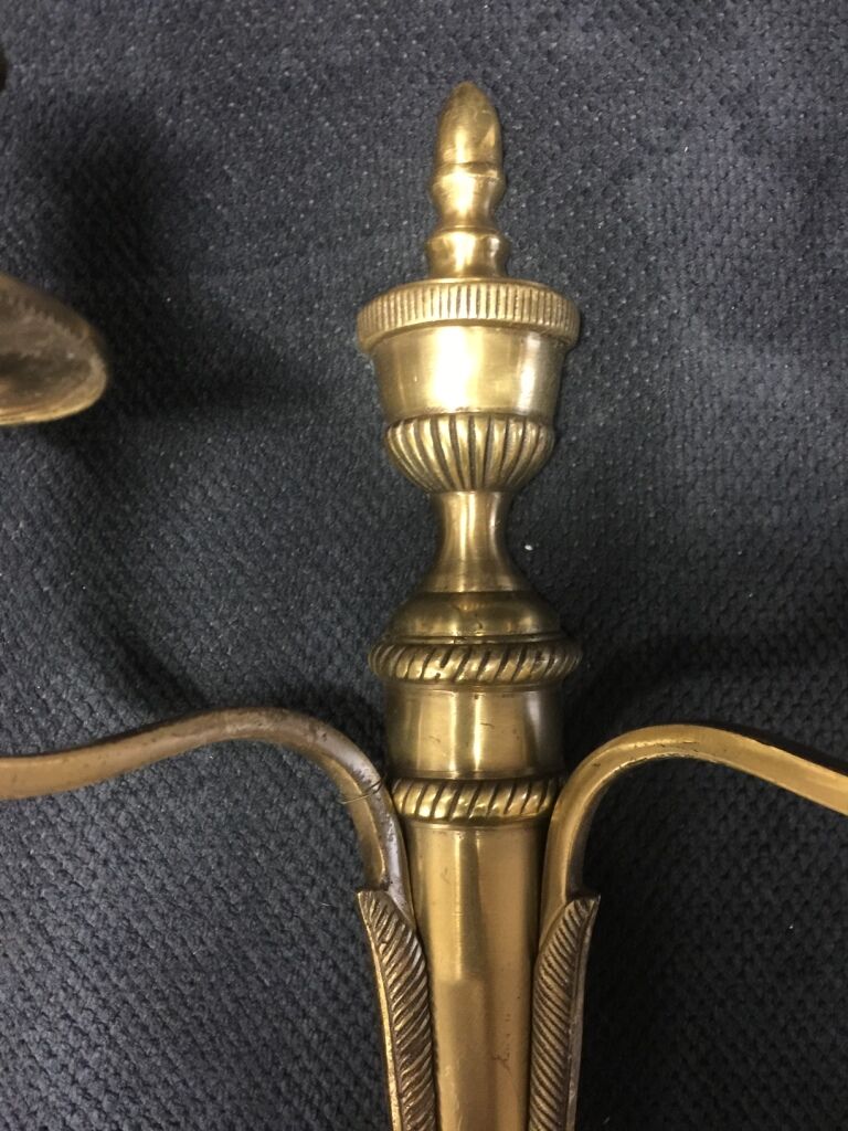 Pair of Empire wall sconces, France 20th century