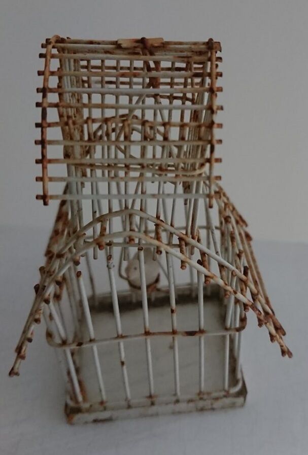 Small old birdcage