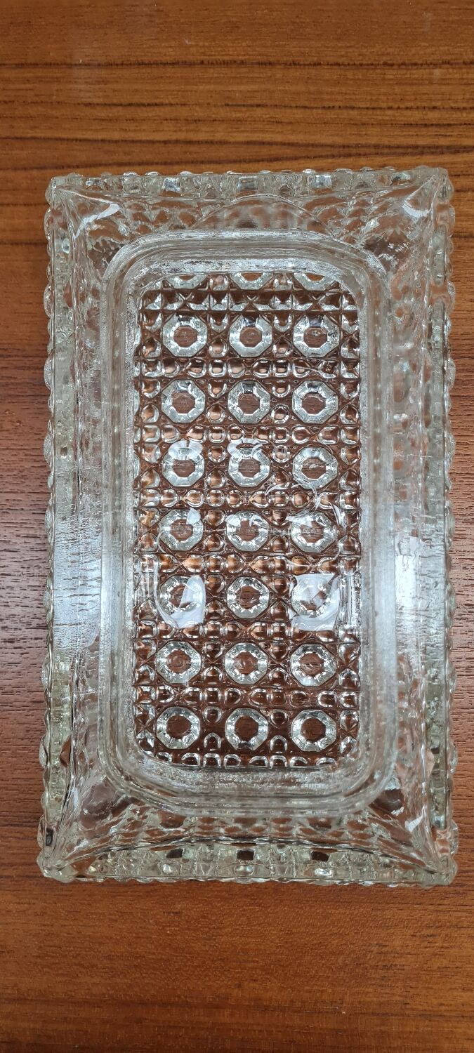 Chiseled glass ceiling light