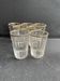 7 gobelets Baccarat service Chicago taille 6410 dorés