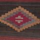 Vintage Turkish hallway rug 86x903 cm