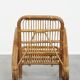 French Rattan Vintage Design Armchair from the 1950s