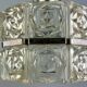 60s 70s ceiling lamp glass lamp light Sölken Leuchten Space Age 60s 70s