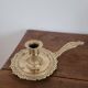Bronze cellar rat candlestick