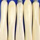6 antique dessert cheese knives from the 19th century