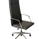 Set of Matteo Grassi designer armchairs – MIZAR Collection – Grey leather