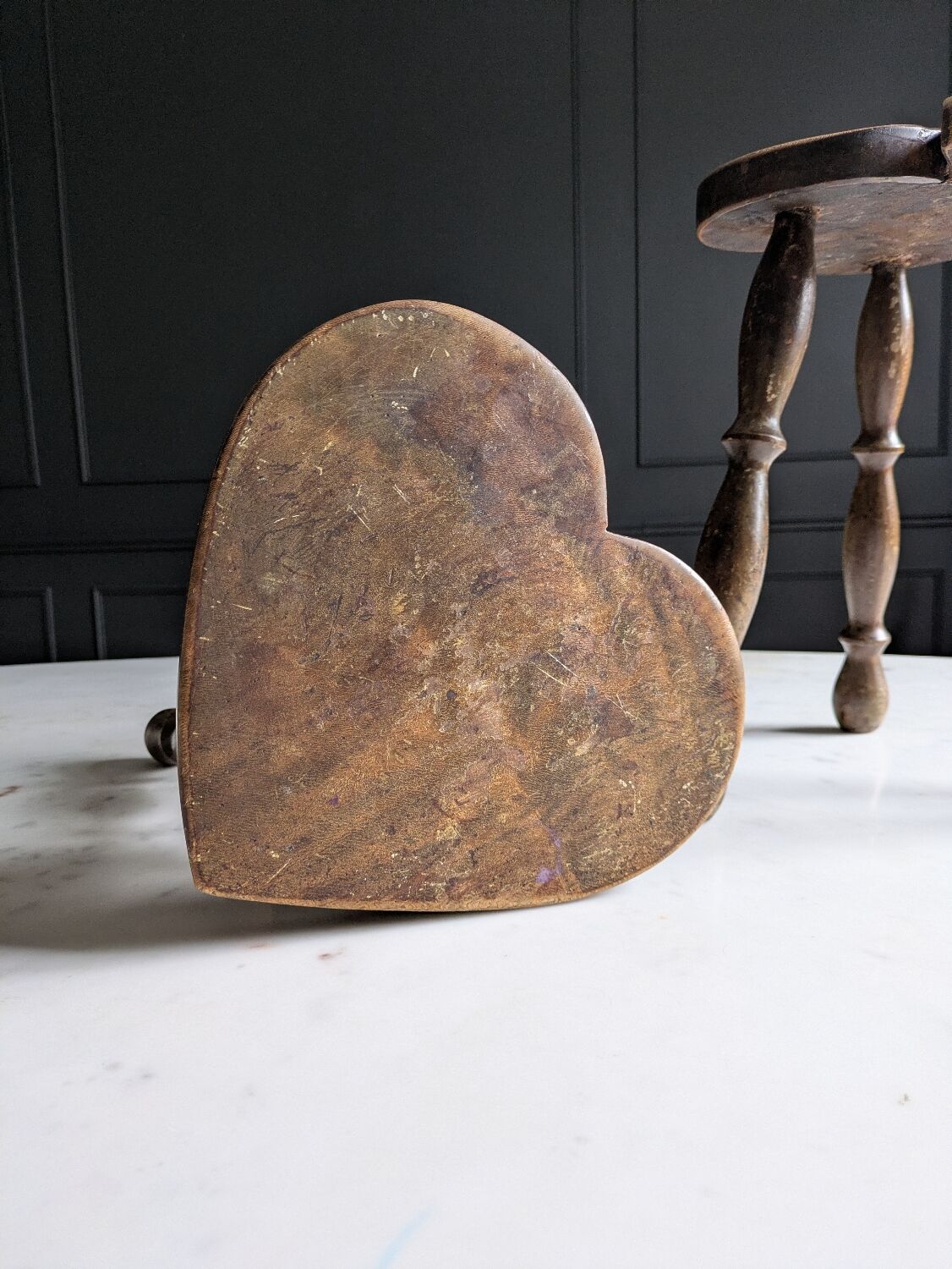 Brutalist tripod stools