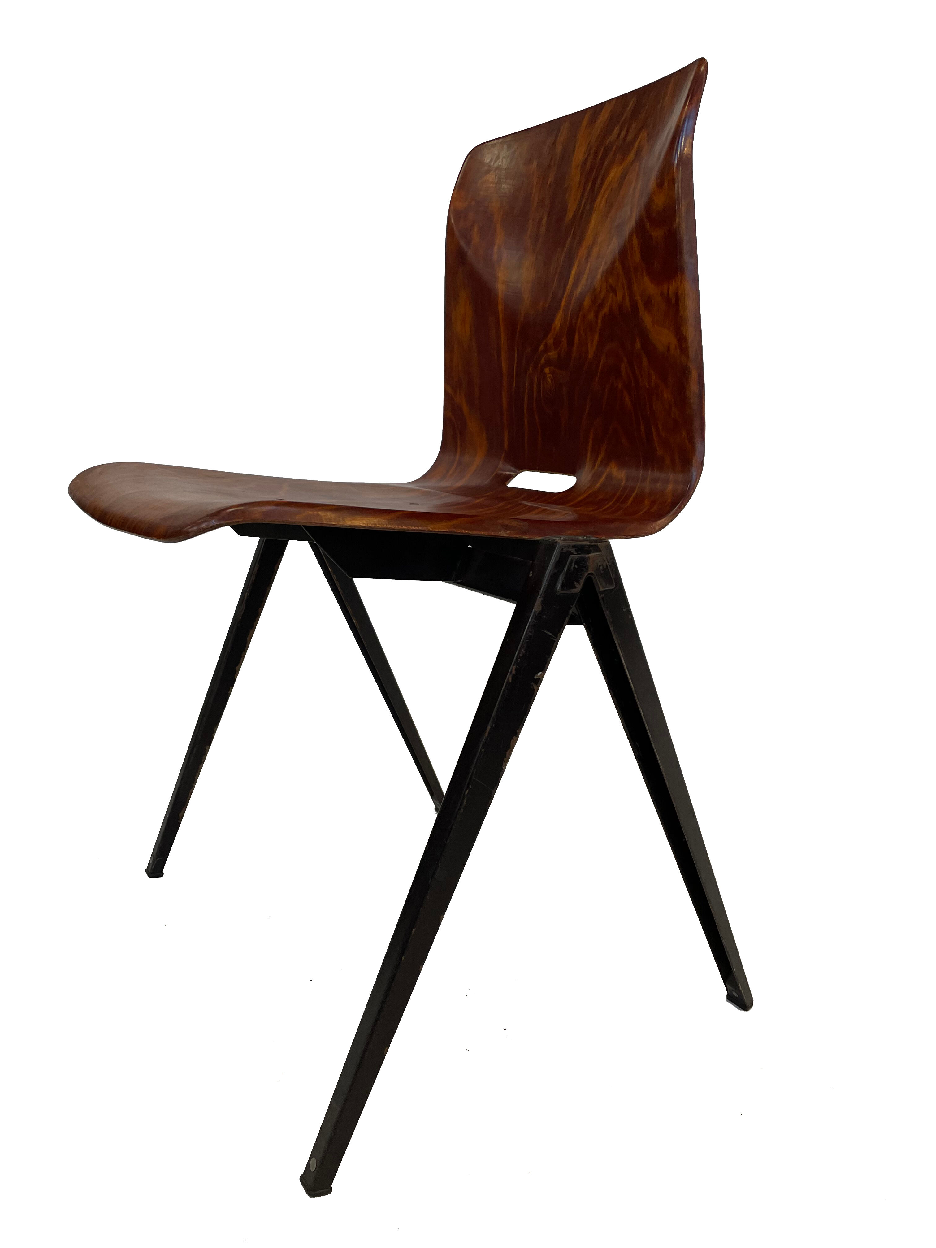 School chair brown