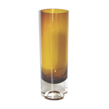 Vintage Scandinavian amber vase