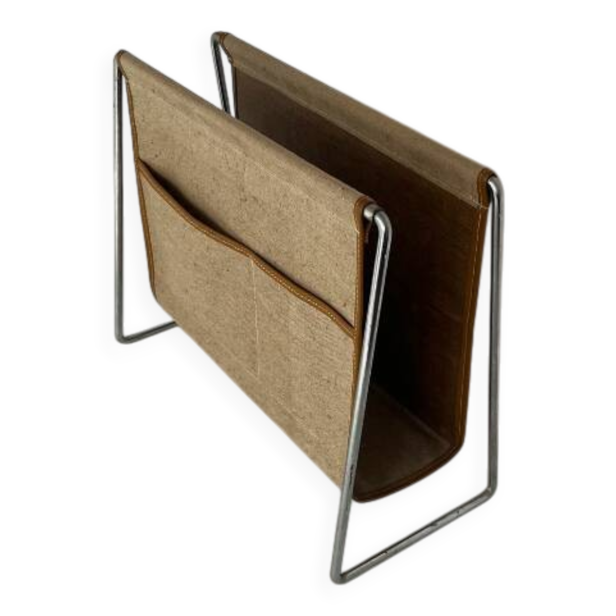 Vintage Verner Panton magazine rack for Fritz Hansen