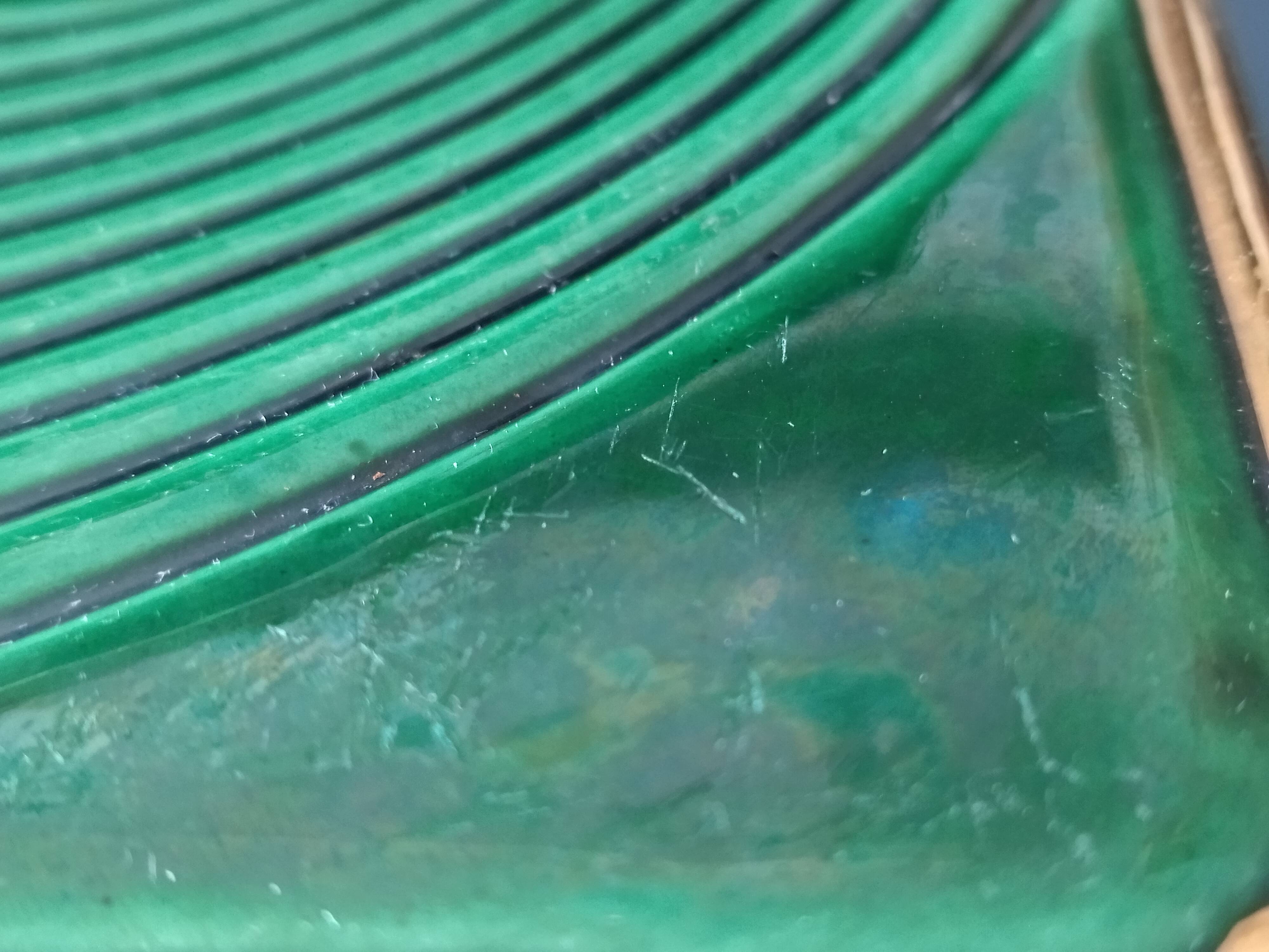 Old art deco table set in earthenware