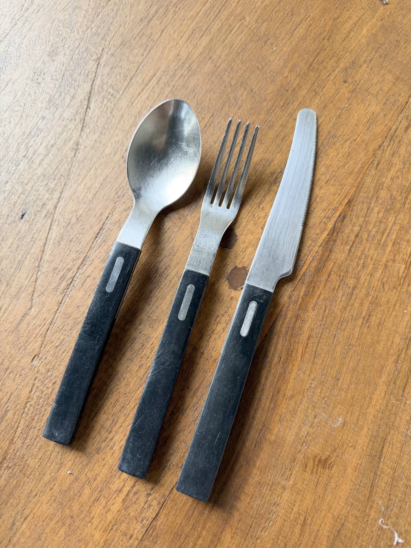Lot of vintage Ikea cutlery by Olle Gyllang.