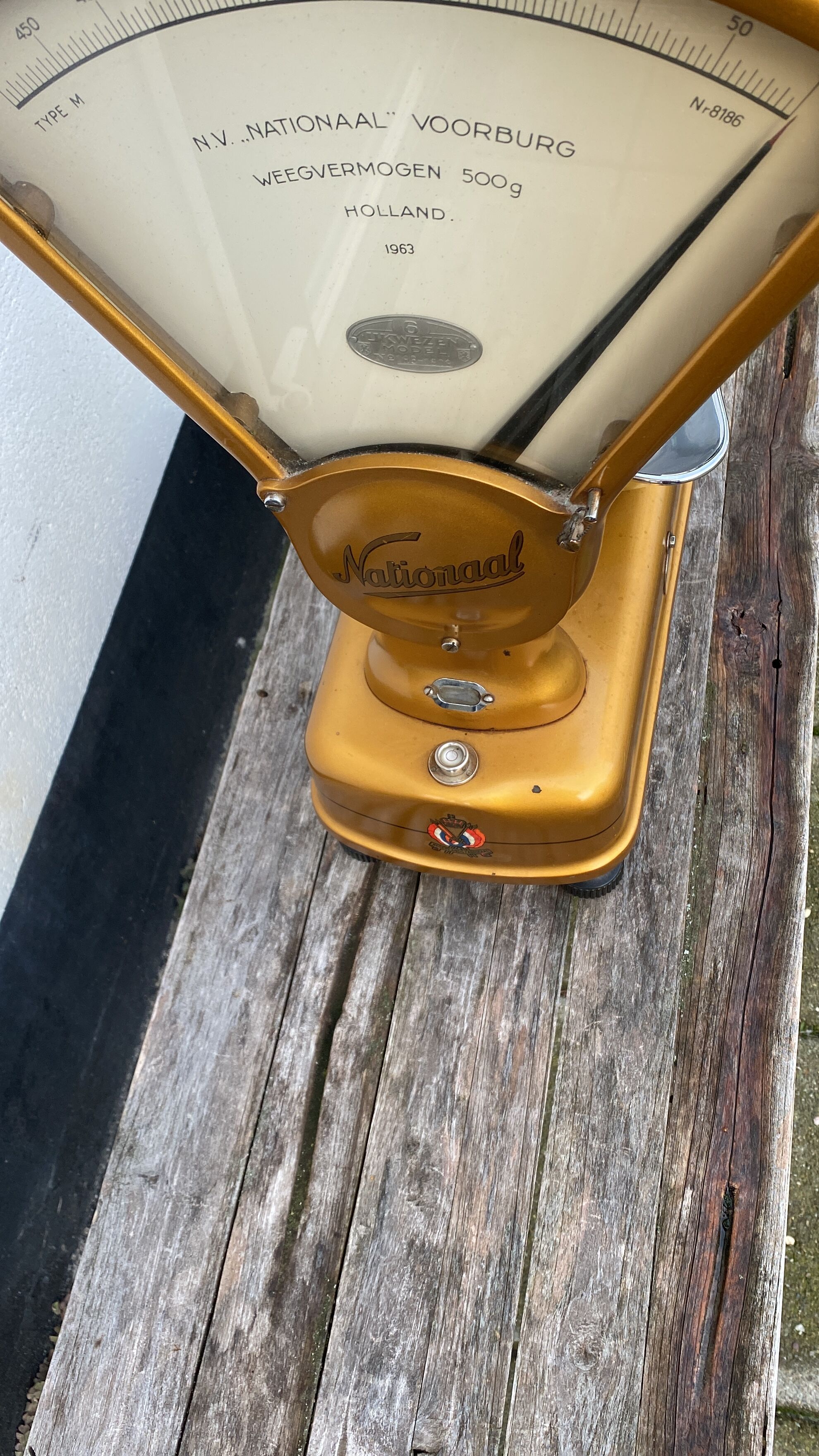 Vintage N.V. National Voorburg Weigh Scale