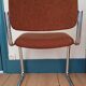Chaise de bureau métal et tissus, 1970
