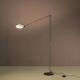 1980s “Elle 55” floor lamp by Tommaso Cimini for Lumina, Italy